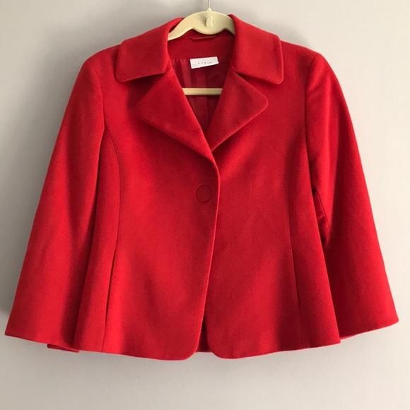 Arkis Punto Wool Blend Swing Crop Jacket - Picture 1 of 5